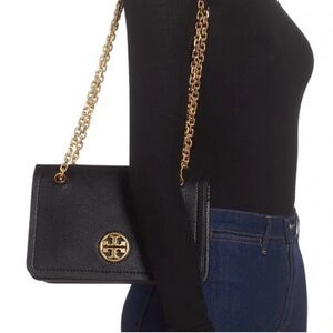 Tory Burch Carson Convertible Leather Crossbody Bag